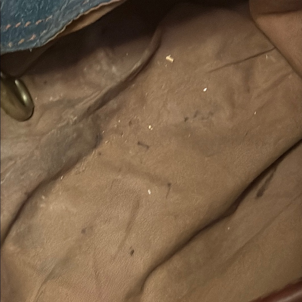 Lucky Brand Suede Colorful Floral Women's Bag - Picture 7 of 9
